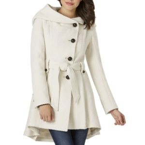 Steve Madden Winter Long White Coat